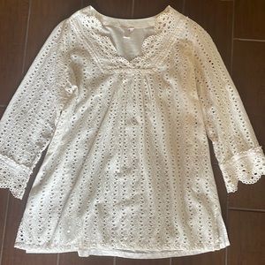 Adorable White summer tunic